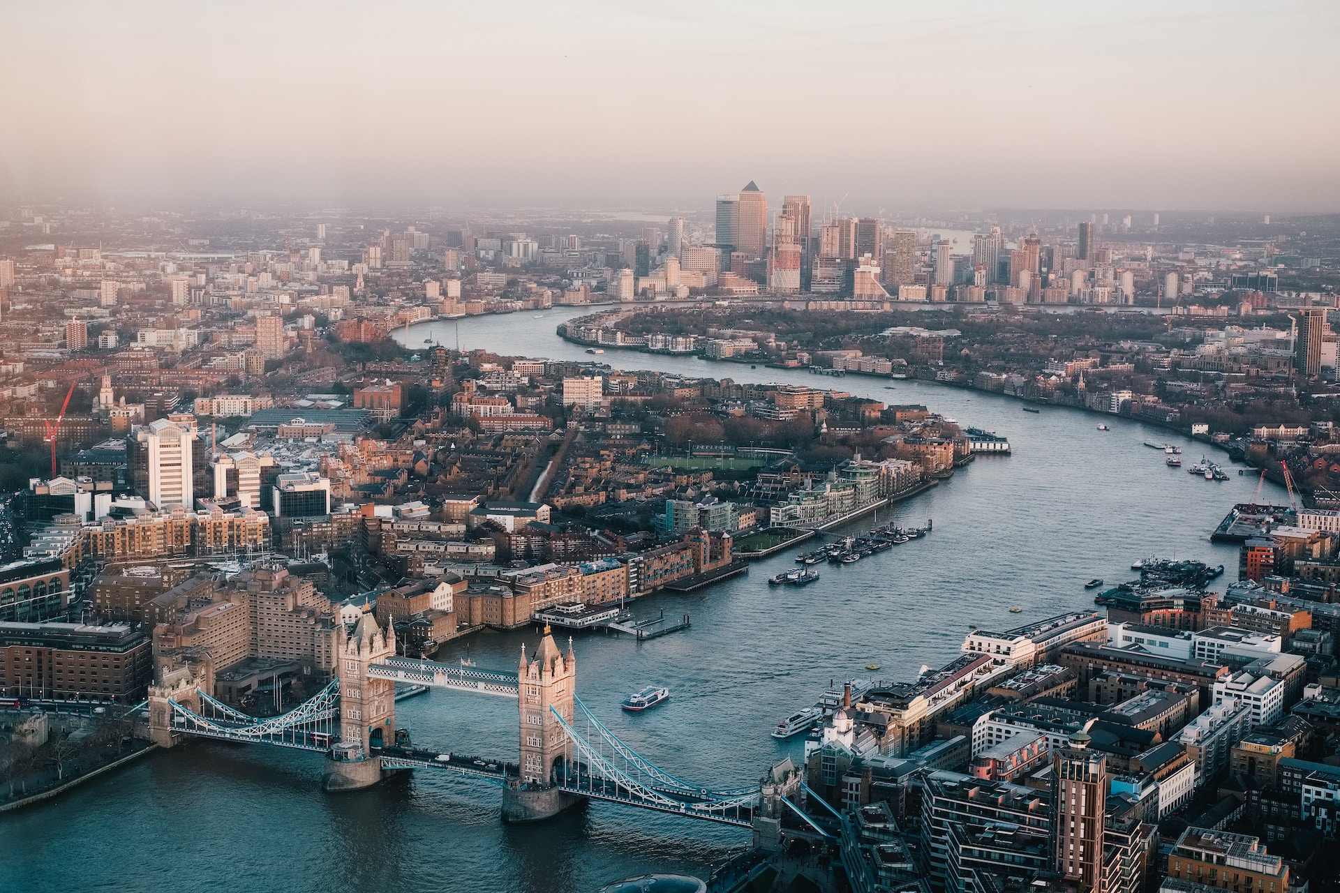 Vue panoramique sur Londres